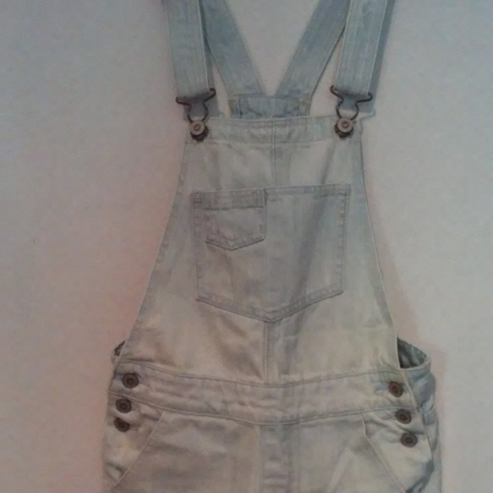 Jean Short Overalls